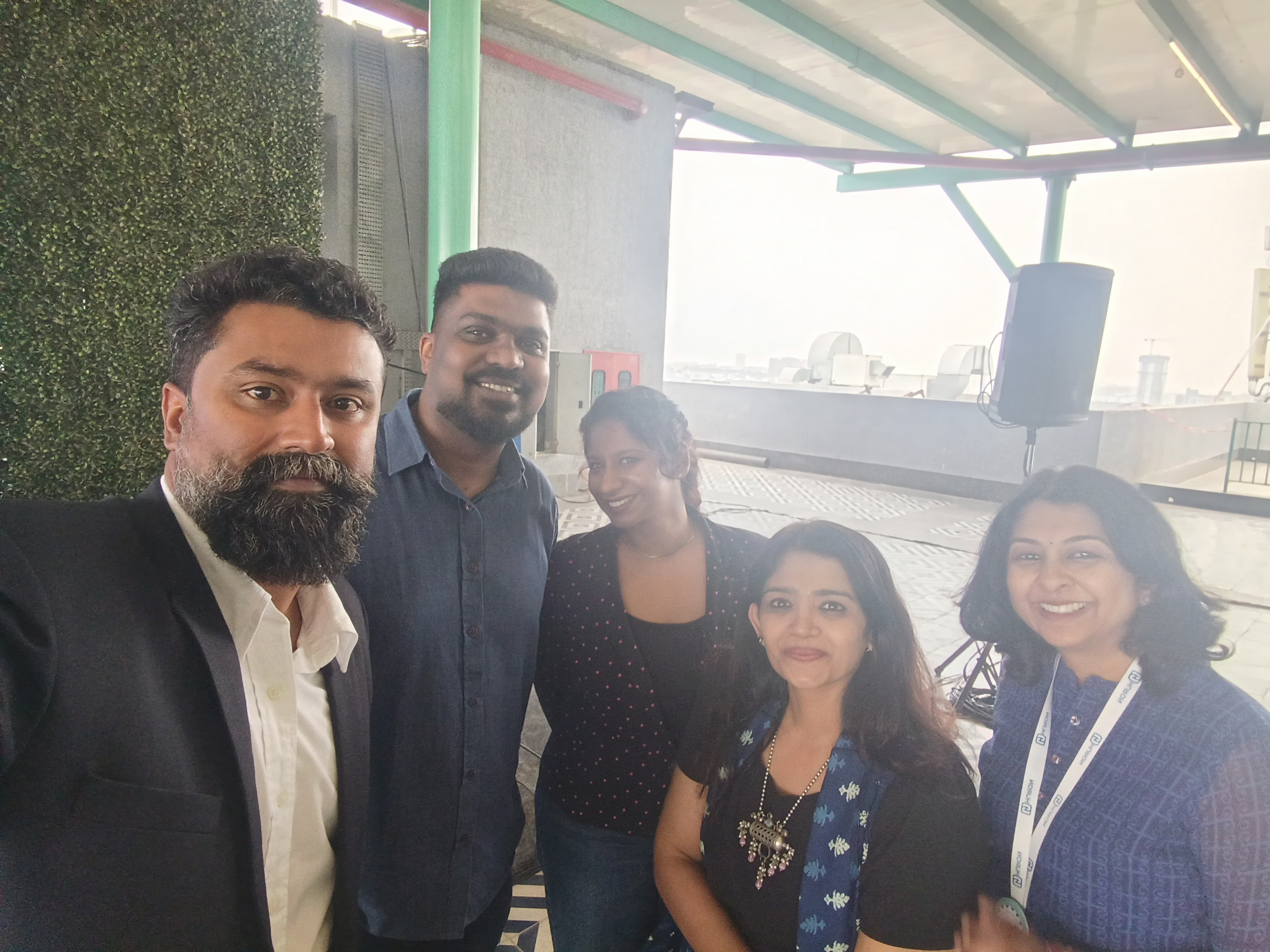 The facilitation team at the event venue